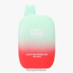 Flum Pebble Flavors 8JBJ24 Aloe Watermelon Splash - FLUM PEBBLES 6000 PUFFS