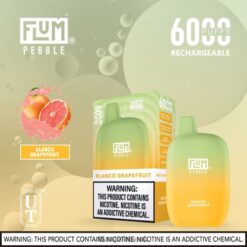 Flum Pebble London 8JBJ210 Blanco Grapefruit - FLUM PEBBLES 6000 PUFFS