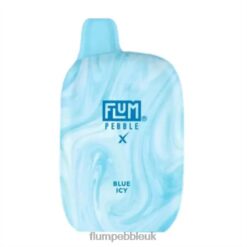 Flum Pebble Near Me 8JBJ213 Blue Icy - FLUM PEBBLES 6000 PUFFS