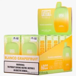 Flum Pebble Vape 8JBJ211 Blanco Grapefruit - FLUM PEBBLES 6000 PUFFS 10 PACKS