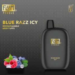 Flum Pebble Vape Price 8JBJ214 Blue Razz Icy - FLUM PEBBLES 6000 PUFFS