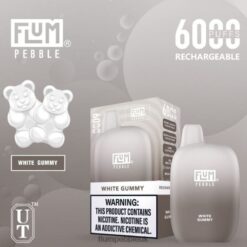 Flum Pebble Vape Review 8JBJ287 White Gummy - FLUM PEBBLES 6000 PUFFS