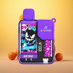 Apple Berry Aivono Aim Tank 9500 Puffs 18ml E-liquid Capacity 650mAh Battery Disposable Vape
