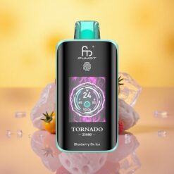 Blueberry On Ice Fumot Tornado 25000 Puffs 20ml Pre-filled E-liquid 700mAh Rechargeable Battery