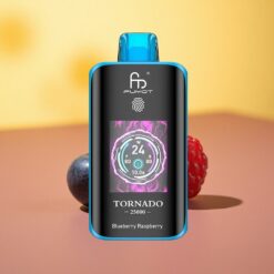 Blueberry Raspberry Fumot Tornado 25000 Puffs HD Screen 700mAh Rechargeable Battery