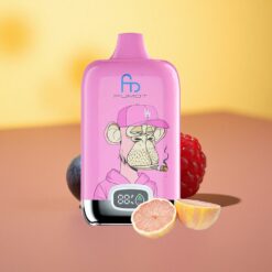 Blueberry Raspberry Fumot Tornado Digital Box 12000 Puffs Mesh Coil 20ml E-Liquid