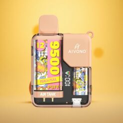 Peach Pear Aivono AIM-TANK 9500 Puffs 18ml E-liquid Capacity