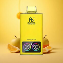 Sour Apple Pop Fumot Tornado 35000 Puffs Disposable Vape 15ml E-juice Dual Mesh Coil