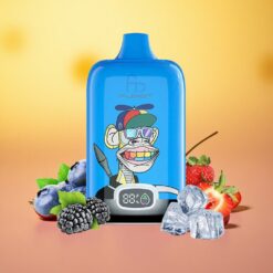 Strawberry Grape Fumot Tornado Digital Box 12000 Puffs MTL Draw Mesh Coil