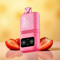 Strawberry Ice Cream Aivono AIM MAGIC 20000 Puffs Dual Mesh Coils LCD Display