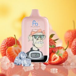 Strawberry Ice Fumot Tornado Digital Box 12000 Puffs 20ml Mesh Coil