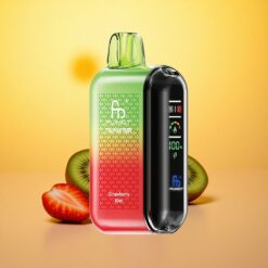 Strawberry Kiwi Fumot Tornado 20000 Puffs Dual Mesh Coil Smart Display