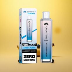 Blueberry Banana Hayati Pro Max 4000 Puffs Disposable Vape 2%/5% Nicotine Strength 1400mAh Battery