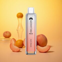 Juicy Peach Hayati Pro Max 4000 Puffs Disposable Vape Dual 1.1 Ohm Mesh Coil 1400mAh