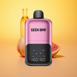Peach & Watermelon GEEK BAR 2GO Two Series 50000 Puffs Disposable Vape with Interactive Large Screen & Dual Tanks