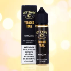 Cuttwood Classic E-Liquid - Tobacco Trail 60ml, Made in USA