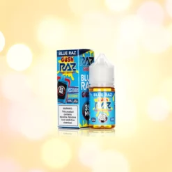 Pod Juice X RAZ Salt Nic - Blue Razz Gush - 30mL - USA Made