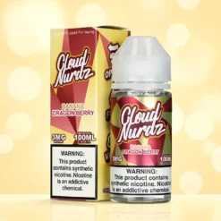 Cloud Nurdz E-Liquid - Banana Dragon Berry 100ml USA 3/6mg