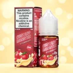 Custard Monster Salts - Strawberry Custard - 30ml 24mg & 48mg