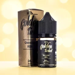 Met4 Salts - Golden Ticket Chocolate Milk Salt Nicotine 30ml