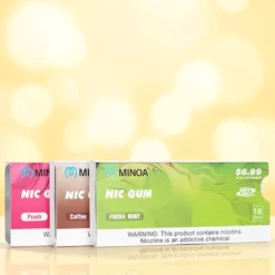 Minoa Soft Salt Nic Gum - 10ct Blister Pack, 2mg/4mg/6mg